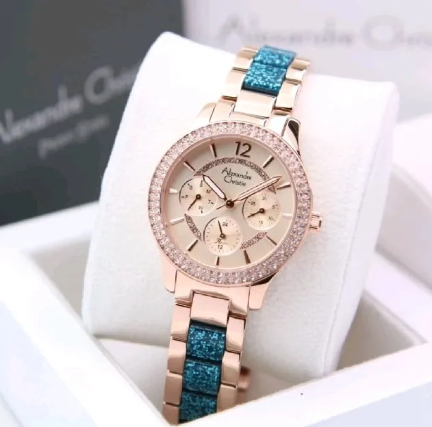 Ready!Jam tangan Alexandre Christie Wanita AC 2914 BF