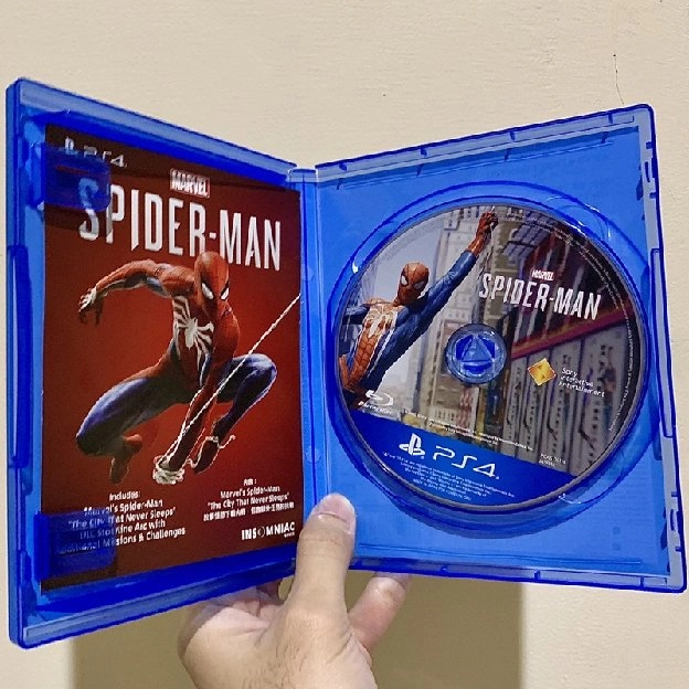 BD kaset PS4 Marvel spider-man game of the year GOTY