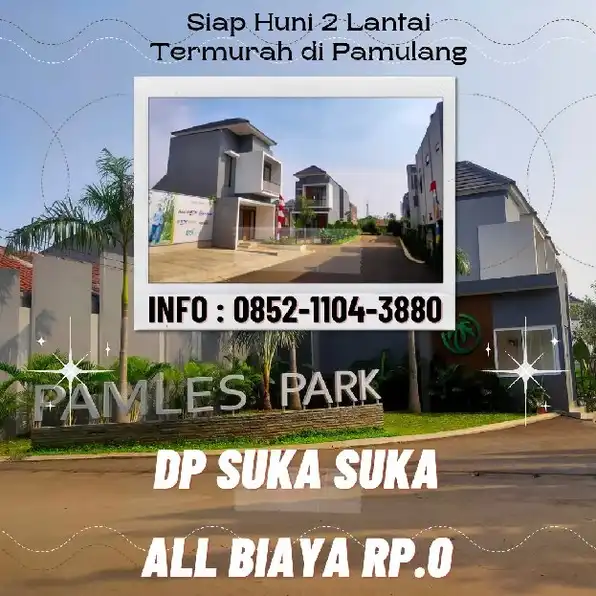 Ready Stock dan DP Suka Suka di Pamles Park Pamulang