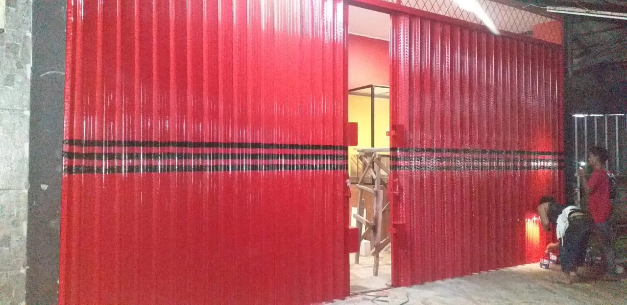 081310150492 jual folding door PVC sawah besar sawah batu kebon kelapa harapan Mulya kebon kosong 