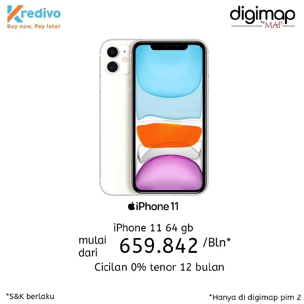 kredit iPhone 11 tanpa bunga dengan kredivo