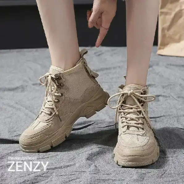 Sepatu Boots Wanita Korea Design 