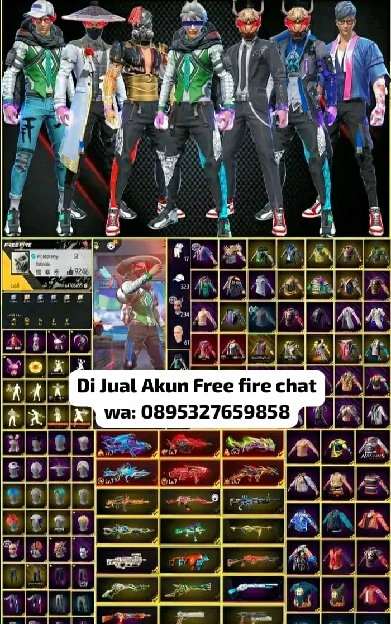 Jual akun Free fire Game minat chat langsung wa admin Terpercaya