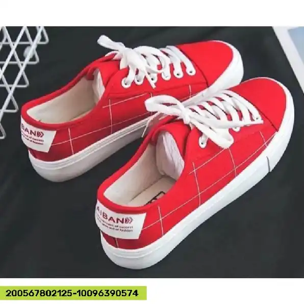 SEPATU PRIA WANITA FASHION SNEAKER TALI KOTAK 