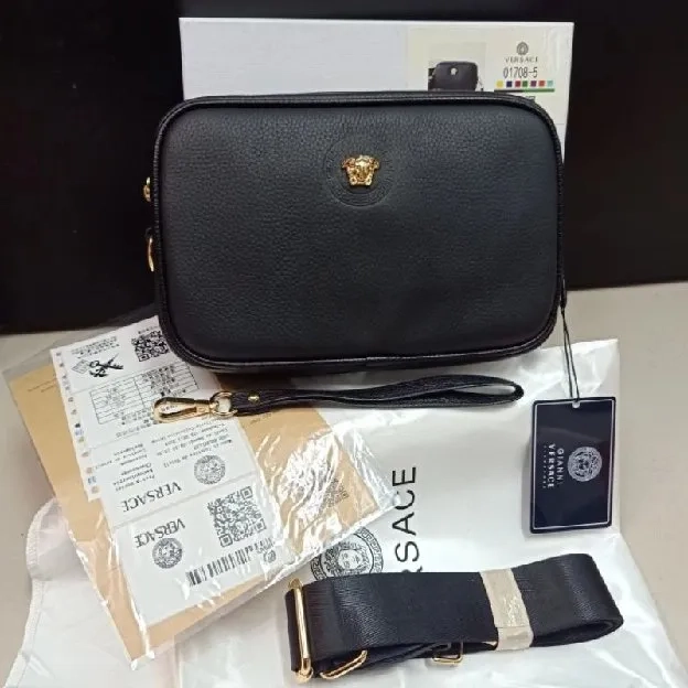 Tas versace 2in1 handbag tas Selempang kulit