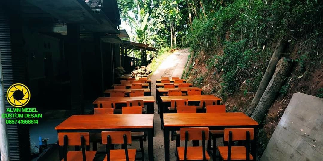 meja kursi usaha kuliner bayar cod