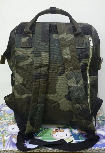 tas ransel army kanvas, brand ANELLO, second monza