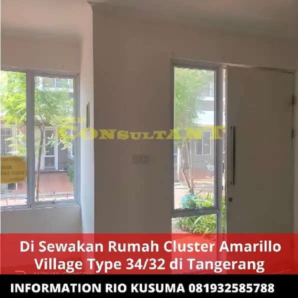 Disewakan Rumah Cantik Amarillo Village @ Gading Serpong