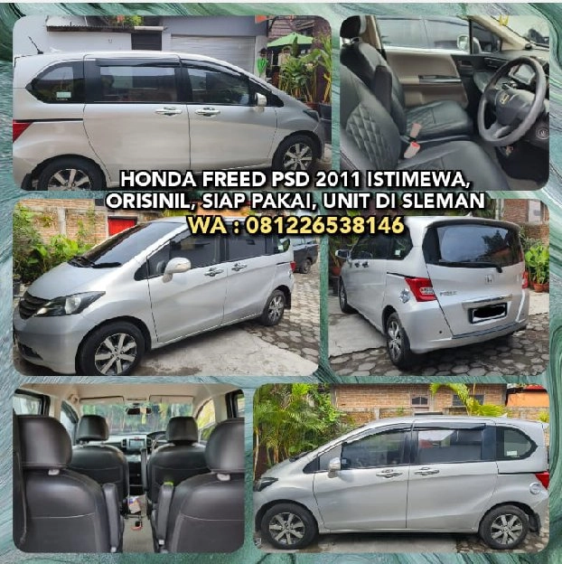 HONDA FREED PSD 2011 ISTIMEWA, ORISINIL, SIAP PAKAI UNIT DI SLEMAN DIY. WA : 081226538146* Honda Fre