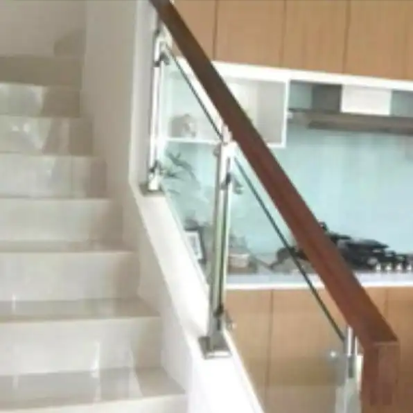 railing tangga kaca stainless termurah/2