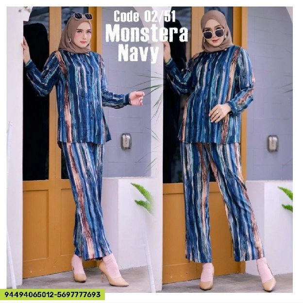 Setelan baju rayon wanita muslim