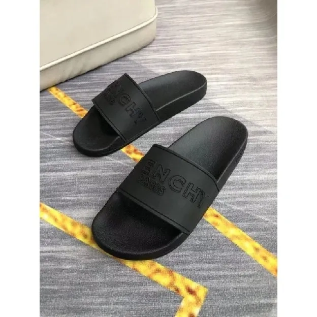 Sandal selop slide slippers leather kulit pria givenchy