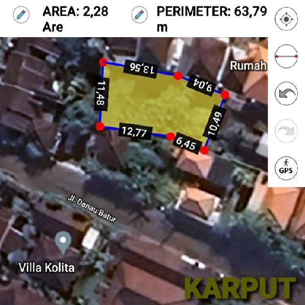 Dijual 2,28 are, Jl. Batan Celagi Padonan Tibubeneng Kuta Utara