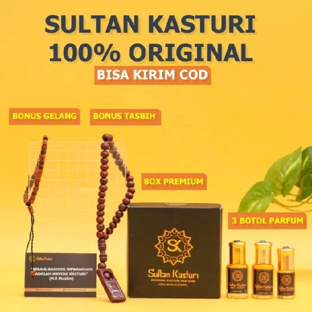 Minyak Kasturi Asli 100%