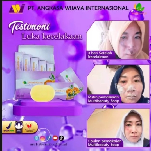 Sabun Sejuta Mangfaat MULTIBEAUTY SOAP free jaring 