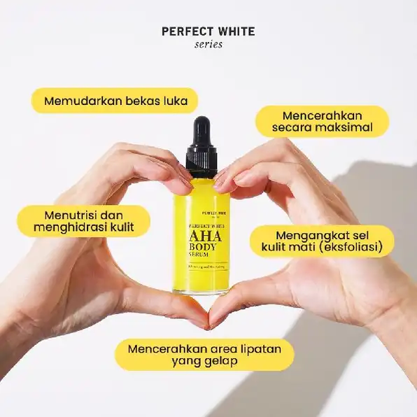 PERFECT WHITE AHA Body Serum Whitening & Moisturizing