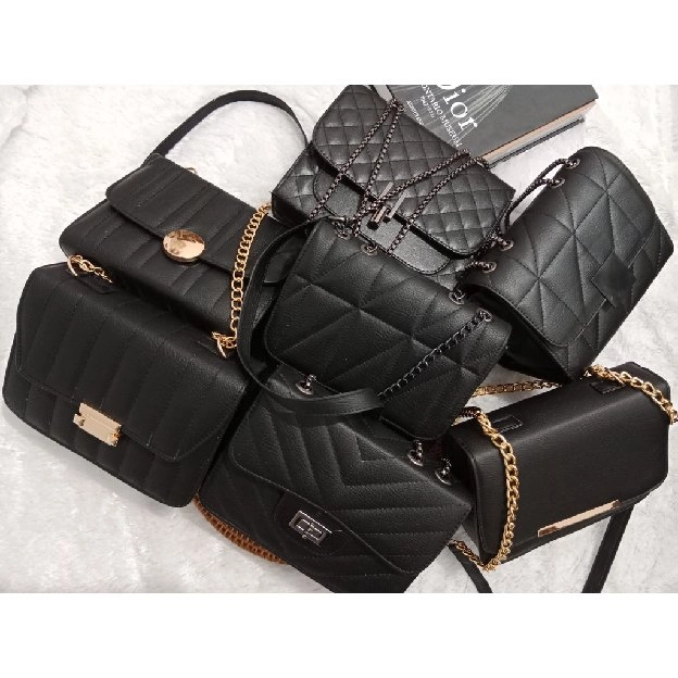 Slingbag Hitam Rantai Wanita 