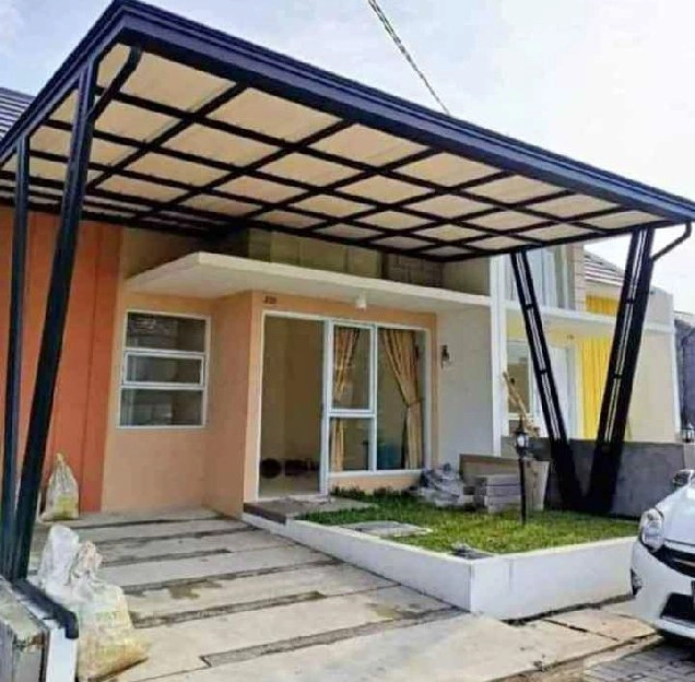 Canopy minimalis atap alderon double layer 