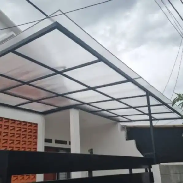 kanopi solarflat rumah modern/5