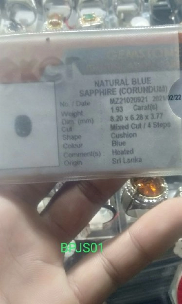 BLUE sapphire origin Srilanka 