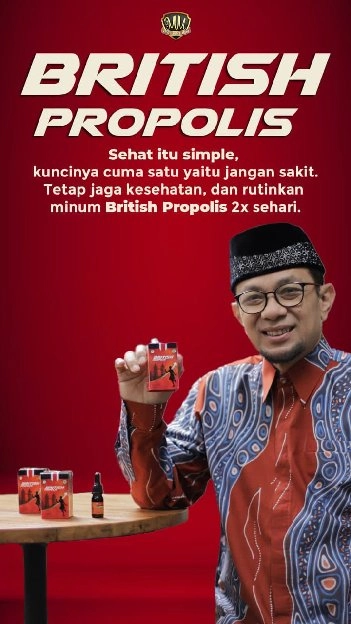 BRITISH PROPOLIS  ORIGINAL INGGRIS