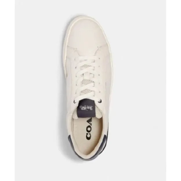 Sepatu COACH Sneaker Shoes White Pebble SNAD01