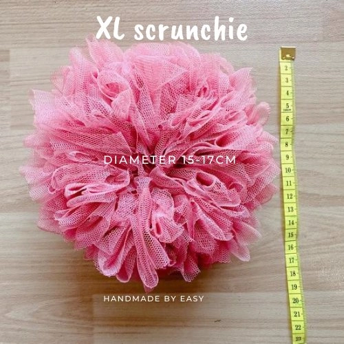 SCRUNCHIE TILE IKAT RAMBUT SCRUNCHIE HIJAB PENAMBAH VOLUME CEPOL HIJAB