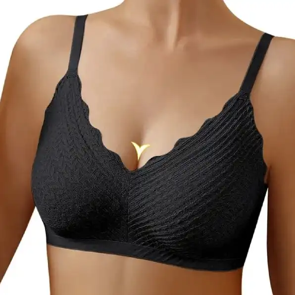 Breathable seamless bra 