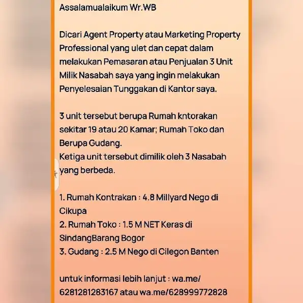 mencari Agent Property