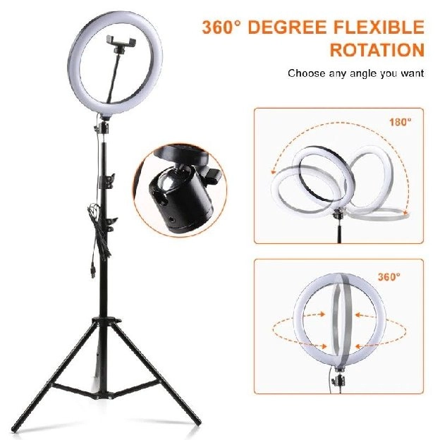 RINGLIGHT 26CM 33CM TRIPOD 2,1 METER 210CM MAKE UP VLOG LAMPU RINGLIGHT LIVESTREAMING