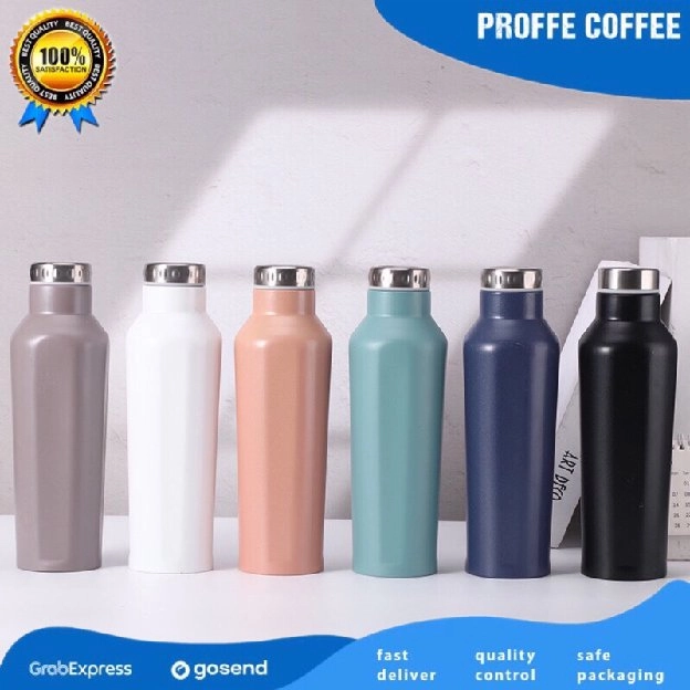 Botol tumbler sport vacuum insulated bottle Coffee tumbler Botol minum Thermos tahan panas tahan din