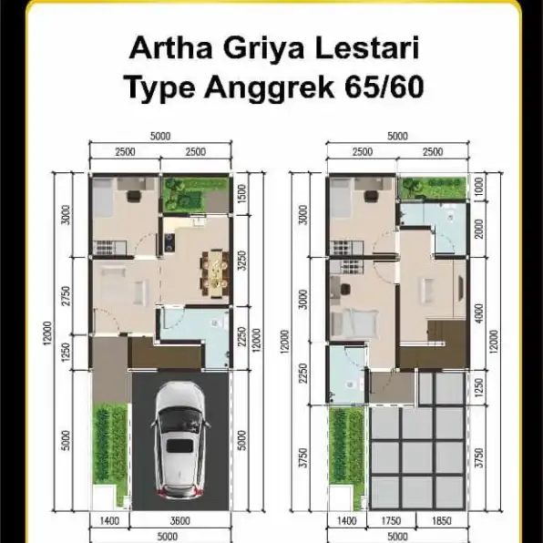 ARTHA GRIYA LESTARI RUMAH MURAH 2 LANTAI DITANGERANG SELATAN