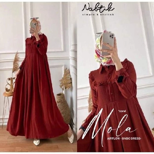 gamis cringkel premium