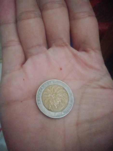 UANG KOIN 1OOO RUPIAH INDONESIA KELAPA SAWIT TAHUN 1993