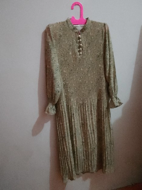 dress tangan panjang