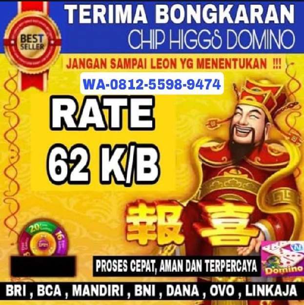 TERIMA BONGKARAN CHIP HIGGS DOMINO ISLAND BONGKAR CHIP HIGGS DOMINO ISLAND