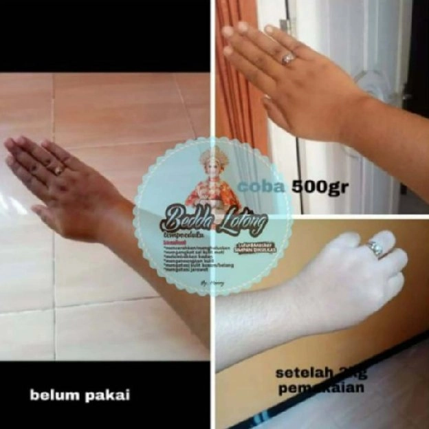 Lulur Henny bedda lotong viral BPOM Original Promo pemutih badan bubuk basah agen resmi