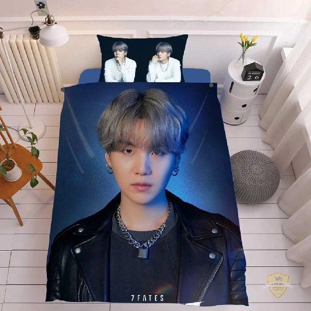 SELIMUT BTS BISA CUSTOM GAMBAR dan SARUNG BANTAL BTS