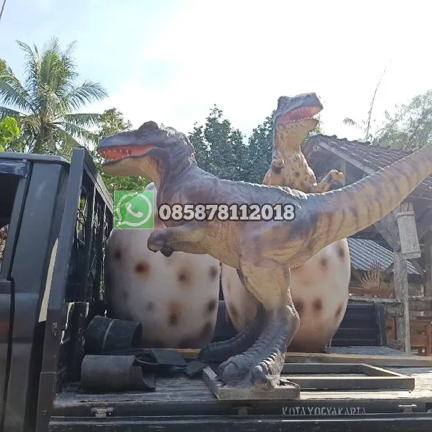 Patung Dino miniatur 