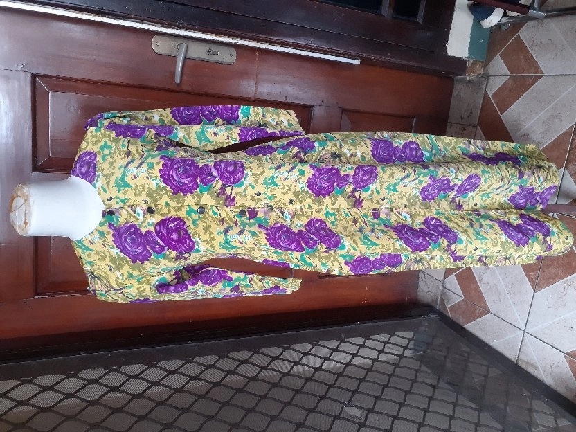 Maxi Long Dress Gamis Floral Wanita - preloved