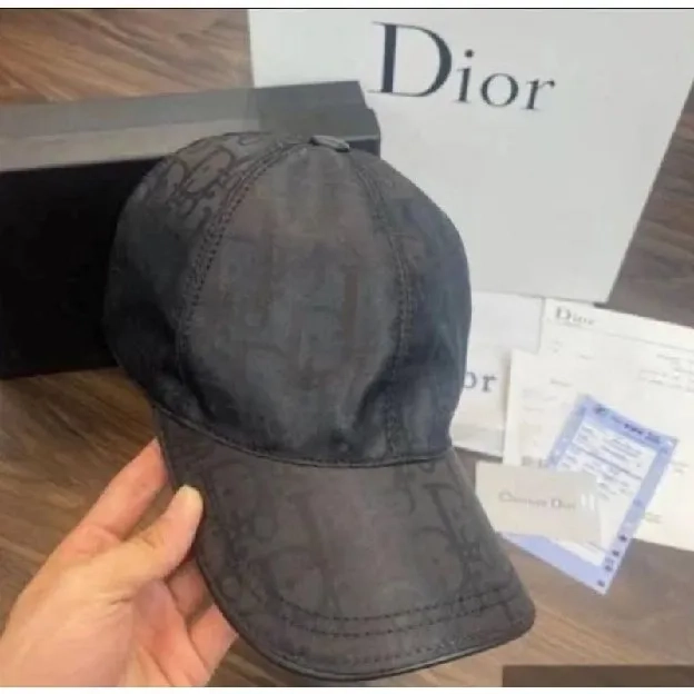 Topi black pria dior hat