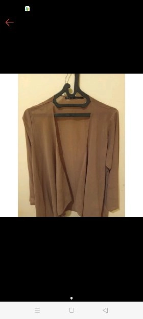 cardigan coklat merk Immi