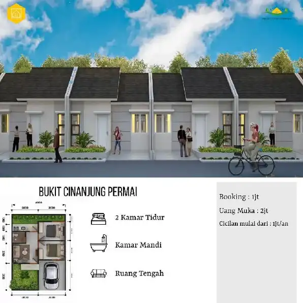 Rumah Subsidi Tanjungsari Sumedang | Bukit Cinanjung Permai | All in 14 Jutaan Cicilan 900 ribuan