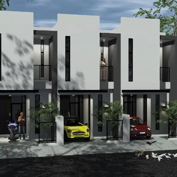 Di Jual dua unit rumah baru  2 lantai Selangkah dari jalan raya MERR Surabaya 