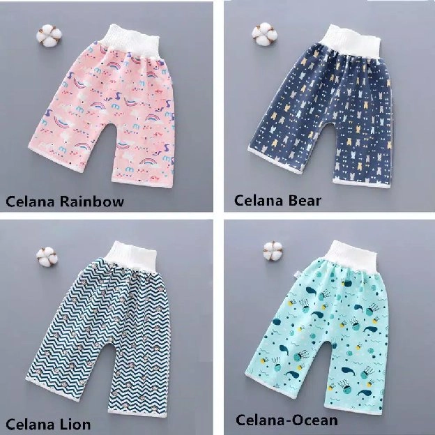 ROK CELANA POPOK BAYI/CLODI/POPOK BAHAN KAIN BAYI ANTI NGOMPOL/TOILET PANTS/TOILET TRAINING PANTS