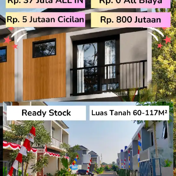 Rumah Murah Lebar 8 Meter di Pamulang