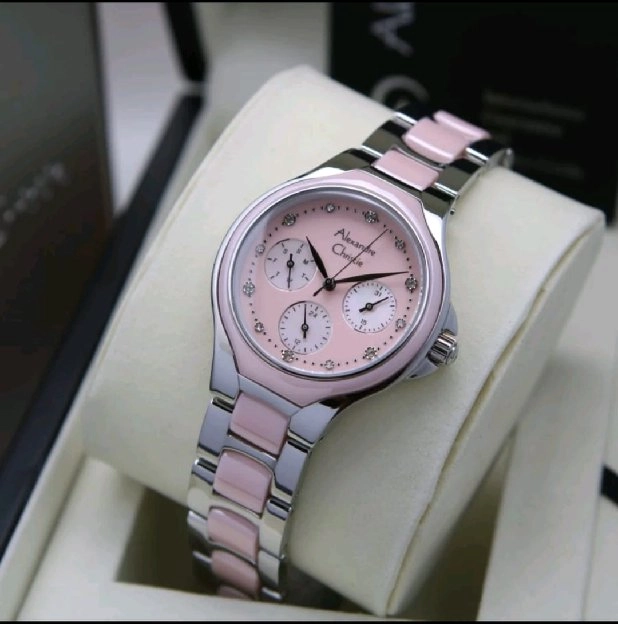 Ready!Jam Tangan Alexandre Christie AC 2B03 BF Wanita