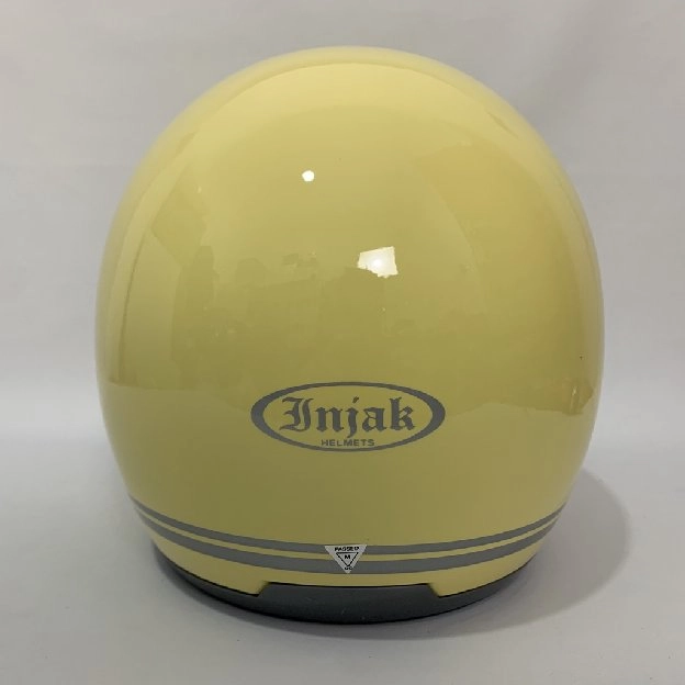 Helm Bogo Injak 06 Cream Glossy - Kaca Dalam Helm - Helm Retro SNI Dewasa - Helm - Polos Solid