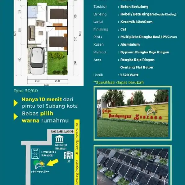 Rumah Subsidi Pagaden Subang | Griya Parahyangan Kencana | All in 2 jutaan | Dekat Tol Cipali