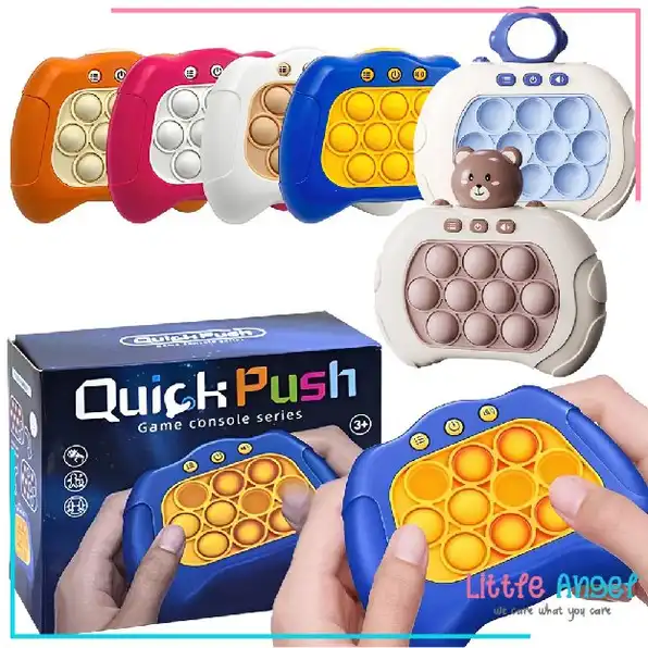 POP IT ELEKTRONIK Mainan Edukasi Anak Squishy Viral Push Bubble Game Pop It Nyala Musik Light LED Fi